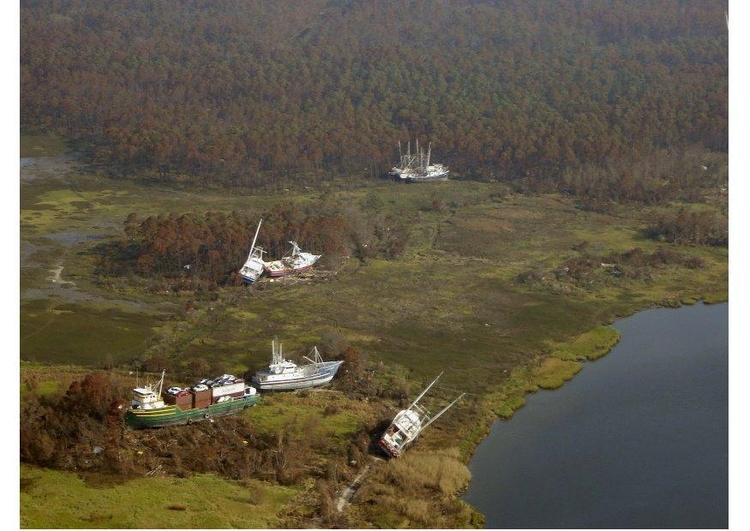 Photo aprÃ¨s l'ouragan