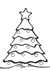Coloriage arbre de noël