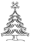 Coloriage arbre de noël