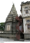 arrière d'un temple