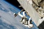 Photos astronaute dans l'espace