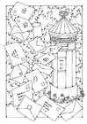 Coloriage boîte aux lettres
