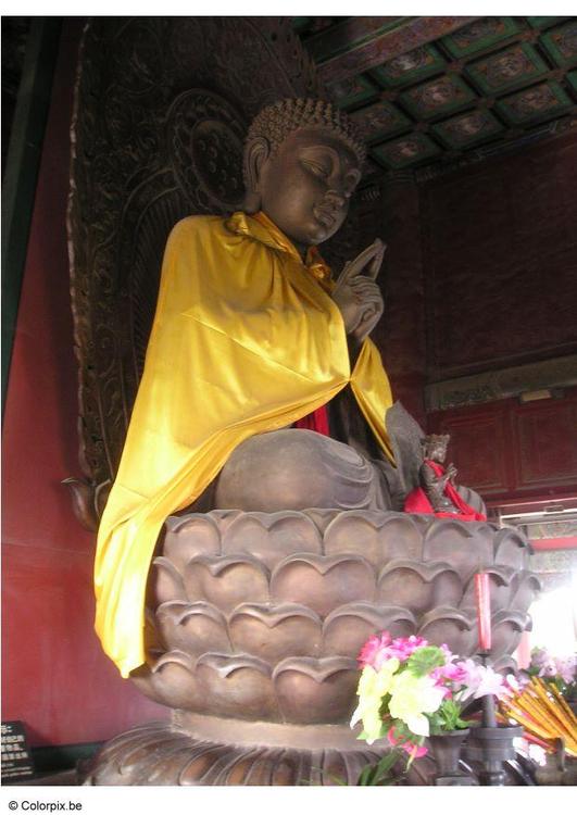 Bouddha dans le temple