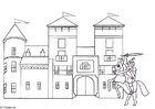 Coloriage château