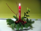 Photos composition florale pour Noël