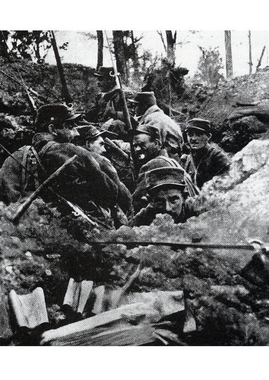 Photo dans les tranchÃ©es, 1918