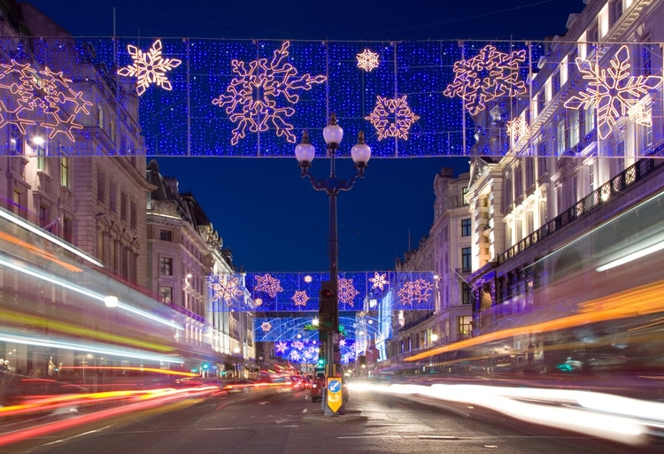 Photo dÃ©coration de NoÃ«l Ã  Londres