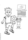Coloriage football