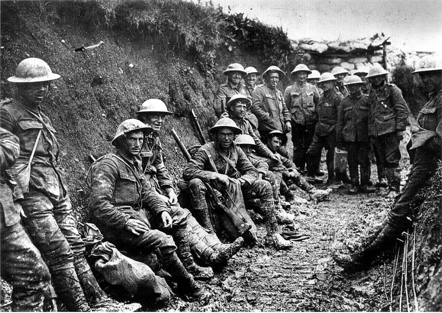 Photo Fusillers de l'Yser pendant la bataille de la Somme