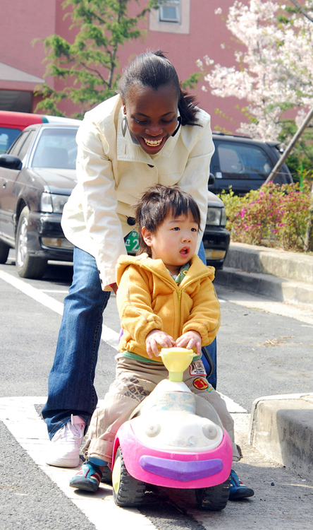 Photo gardienne d'enfants