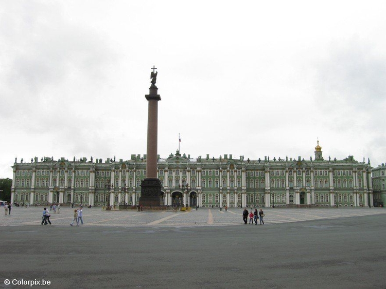Photo Hermitage, palais d'hiver, colonne Alexandre I