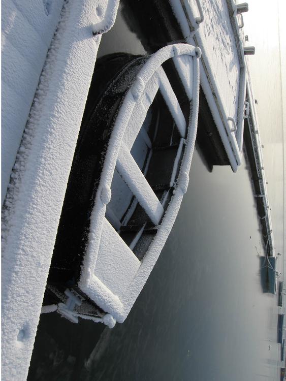 hiver - bateau
