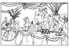 Coloriage mariage