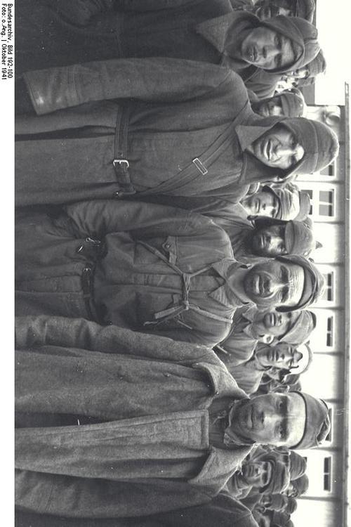 Mauthausen-camp de concentration-soldats russes en captivitÃ©