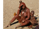 mère Himba avec son enfant