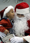 Photo PÃ¨re NoÃ«l et enfant