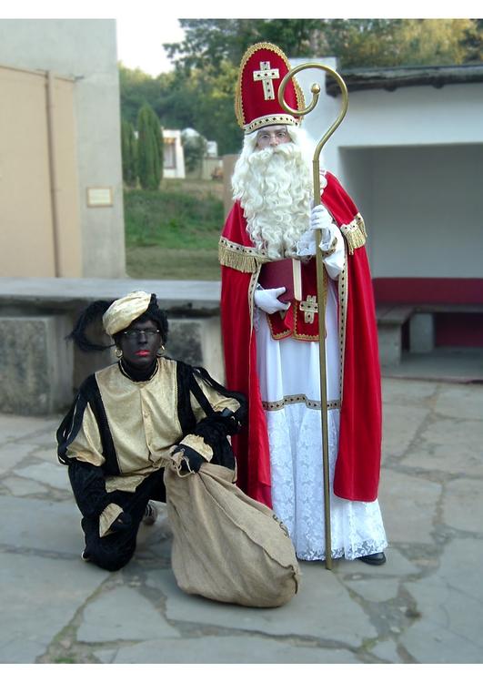 Saint Nicolas et pÃ¨re fouettard