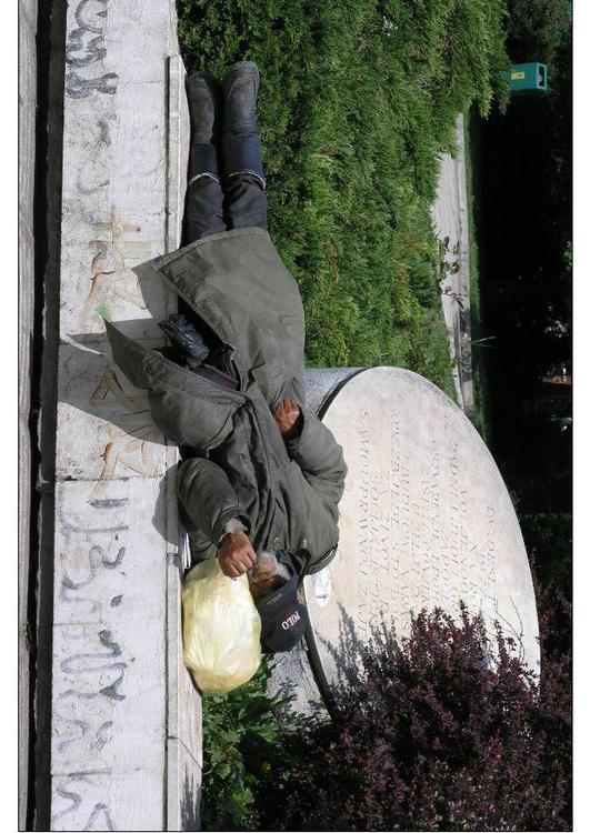 sans abris Ã  Sarajevo