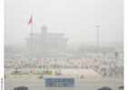 Photos smog sur la Place Tian'anmen