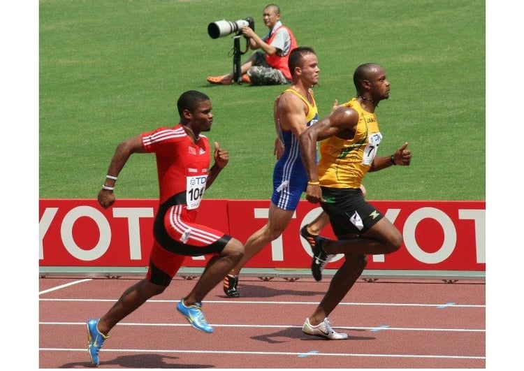 Photo sprint de 100m