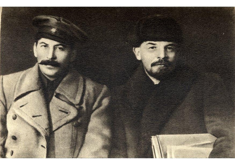 Photo Stalin et Lenin