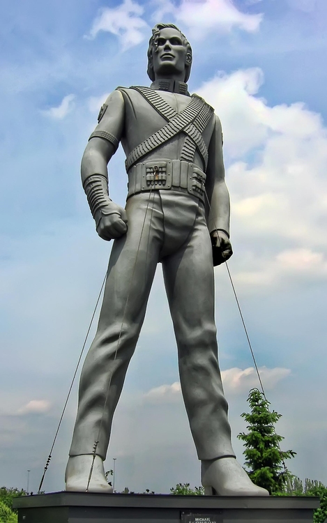 Photo statue de Michael Jackson