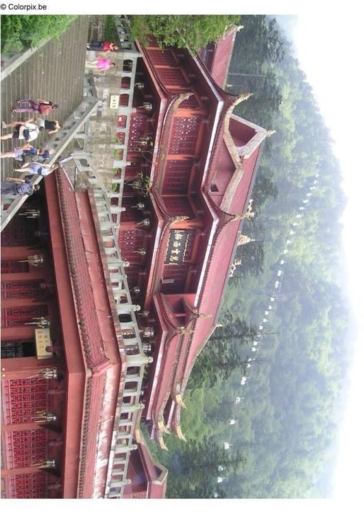 temple au Mont Emei