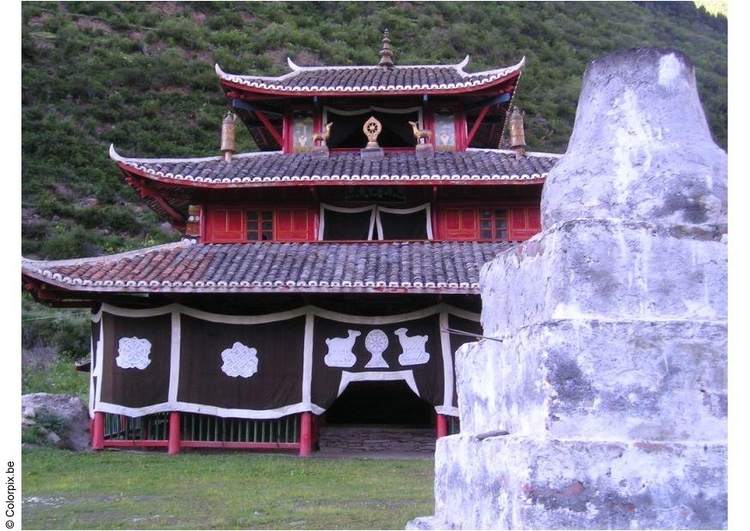 Photo temple de village