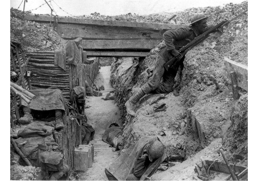 Photo tranchÃ©es - bataille de la Somme