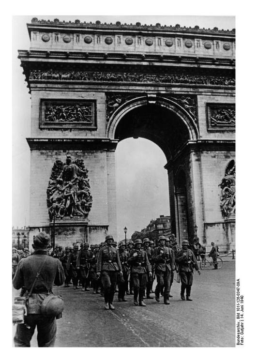 Troupes allemandes Ã  Paris